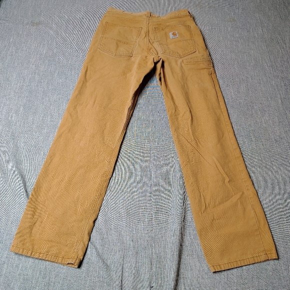 Carhartt Utility Pants Size 30x32 Brown Rugged Flex Relaxed Fit Carpenter Work - Picture 12 of 15